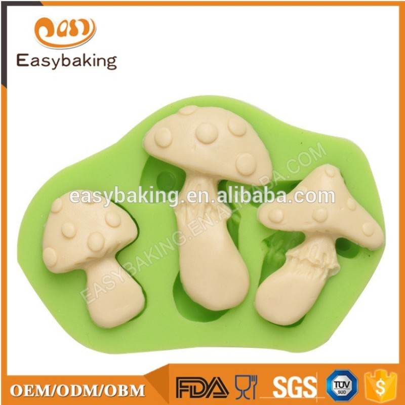Fairy tail theme mushroom silicone cake decorating tools fondant molds