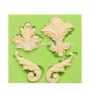 Food grade and eco-friendly baroque artist silicone fondant molds cake baking tools
