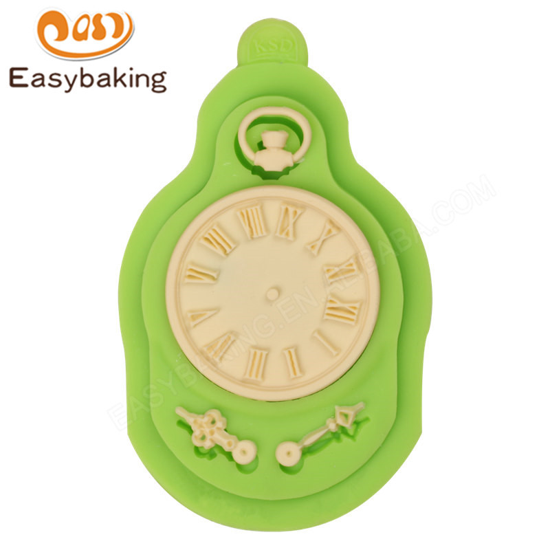 Liquid clock shape Silicone Mold Sugar Baking Decoration Silicone Tools