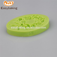 Alibaba fabricación china 82*67*11mm moldes de silicona