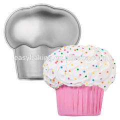 Hochwertige, riesige Cupcake-Kuchenform aus Aluminium und Metall