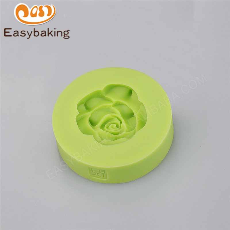 Fascinating rose shape cake silicone cake decoration molds for cupcake / fondnat cake