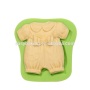 Nuevo producto, serie de bebés, vestido de bebé con forma de lazo, moldes de pastel de fondant de silicona