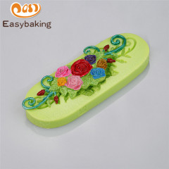 Горячая Распродажа Alibaba увлекательная силиконовая форма для торта с розами помадка инструмент для свадебного торта