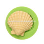Décoration de gâteau de moules de crêpe de silicone de coquillage de série d'océan de catégorie comestible