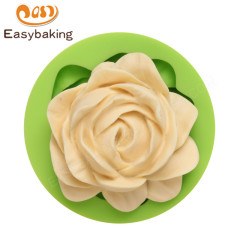 Moules à glaçage fondant en silicone en forme de fleur 3d pour la décoration de gâteaux