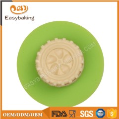 Diseños baratos de la rueda de coche del molde del caramelo de chocolate de China