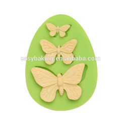 Molde de pastel de silicona con forma de mariposa de calidad alimentaria de alta calidad