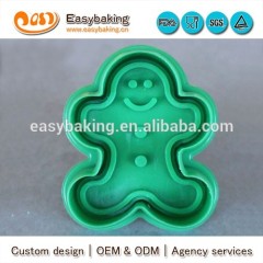 Plastic christmas cookie cutter biscuit decorating tool