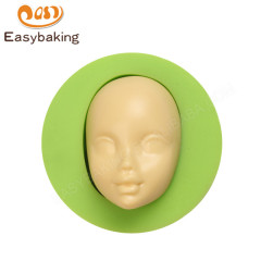 Personnalisable vente chaude bébé visage silicone moules savon moule en silicone outils de décoration