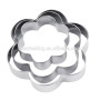 New 12 Pcs/Set Fashion DIY Star Heart Flower Round Stainless Steel Pastry Baking Mould Cookie Cutter