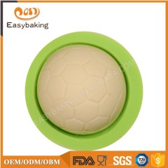 Круглое силиконовое мыло ручной работы в форме футбольного мяча