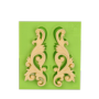 Moule à sucre en silicone pour décoration de dentelle baroque Vintafe