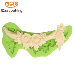 Herramientas de alta calidad del silicón de la decoración de la torta del molde del silicón de la flor 3D