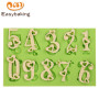 Russian Letters Alphabet Fondant Mould Silicone Molds for Cake Decorating