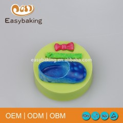 Accesorios para bebés, herramienta de decoración de pasteles con molde de silicona para zapatos individuales para celebrar cumpleaños