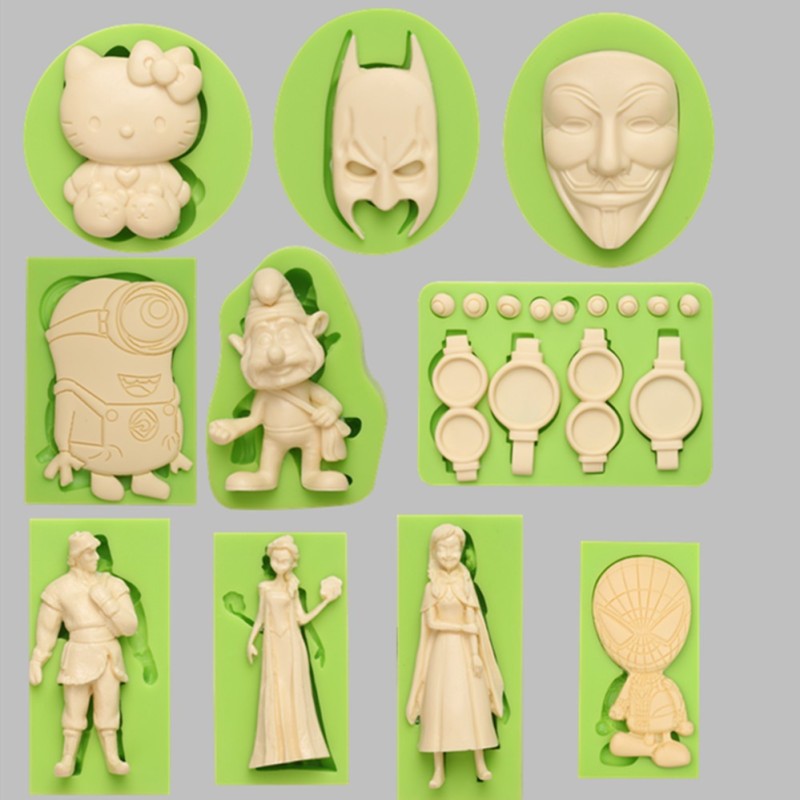 Baby Carriage Milk Bottle Bear Head Elephant Cloth Silicone Mould