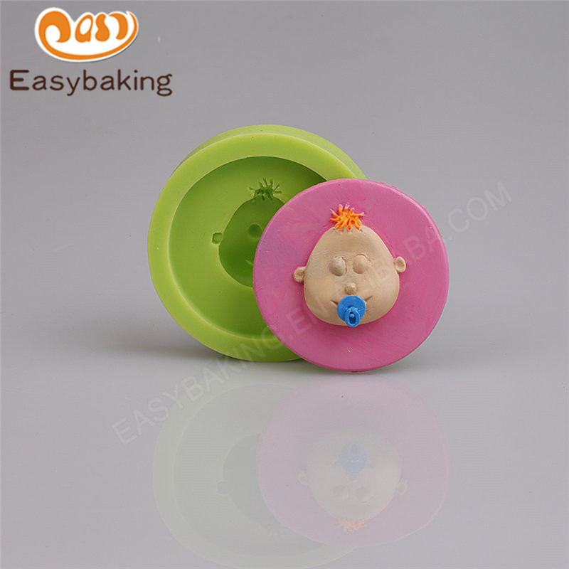 Whosale baby accessories nipple pacifier bottle candy silicone mold for cake decorating