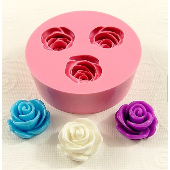 2016 productos de tendencia molde de chocolate de silicona LFGB forma de rosa para chocolate hecho a mano