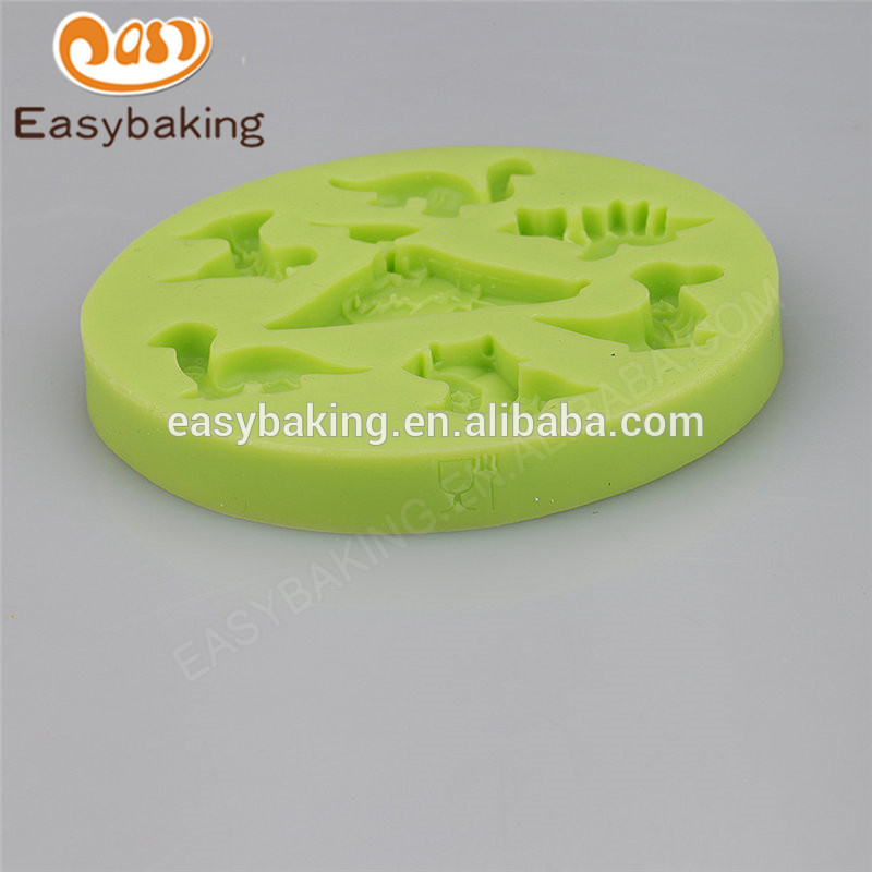 Chinese factory new design home made dinosaur series silicone molds