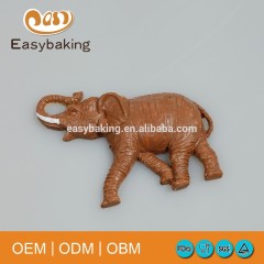Fournitures de décoration de gâteaux bon marché en argile d'éléphant d'Afrique faites à la main