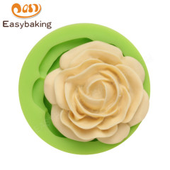 Moule en silicone de décoration de gâteau de fleur 3D
