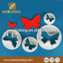Coupe-biscuits papillon 3d en plastique de qualité alimentaire alibaba en gros