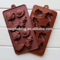 Bac à glaçons Moule à chocolat en silicone pour insectes