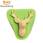 Reindeer Head Silicone Molds Fondant Mould for cake decorating