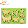Hot sale  Butterfly cake decoration silicone mould