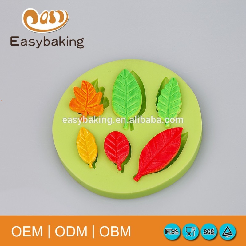 Best selling durable new arrival silicone leaves hand soap mold, cake silicone mold