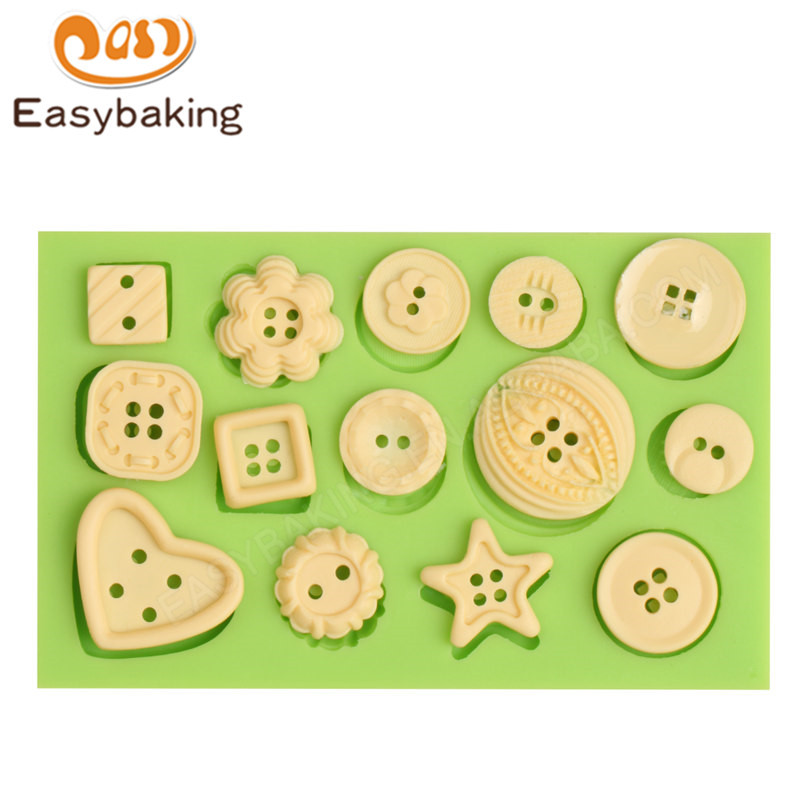 Silicone 3D button Molds for  Sugar Craft