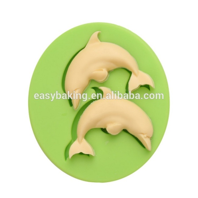 Vente en gros 3D dauphin muffin moules en silicone décoration de gâteau