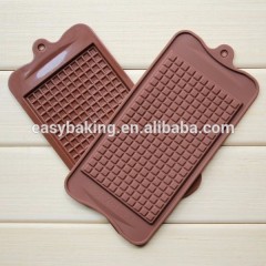 Nouveau carré grille barre chocolat moule Silicone Fondant moule sucre bonbons gelée Jello