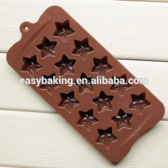 Безопасные нетоксичные силиконовые пятиконечные формы для шоколада в форме звезды из поликарбоната