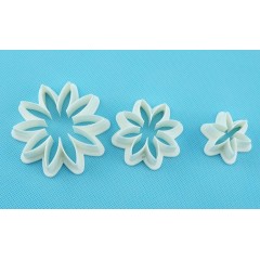 Outils de décoration de gâteaux de vacances Sun Flower Plastic Cutter Cookie