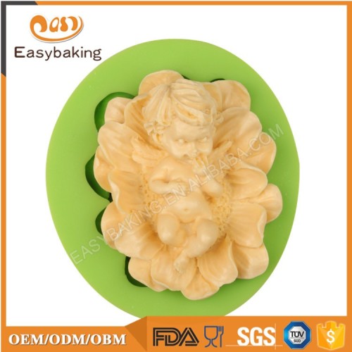 Online Selling Websites Cute 3D Silicone Soap Mold Baby