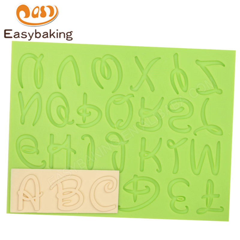 Lowercases Fondant Mould Silicone Molds for Cake Decorating