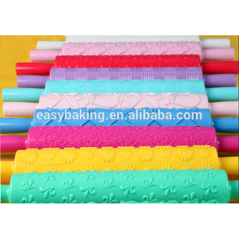 2017 The butterfly shape embossed rolling pins with fondant cake decorating