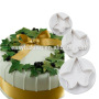 Décoration de gâteau classique Gumpaste Ivy Leaf Fondant Piston Cutter