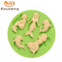 Mermaid fondant decoration silicone mould