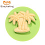 Coconut Palm 3d silicone fondant icing molds