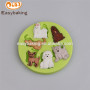 China different shape design animal themed fondant silicone molds