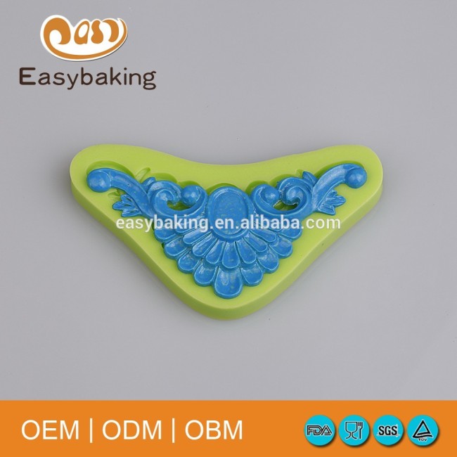 Outils de décoration de gâteau de moules de silicone de pâtisserie d'arts et métiers européens