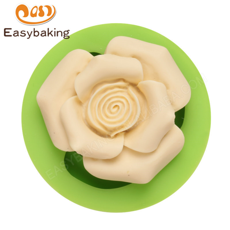 3D rose flower Cake Decorating Tools Baking Mold Fondant Silicone Mold