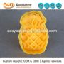 Coupeurs de biscuit d'ananas de la conception 3D de catégorie comestible pour le décor de gâteau