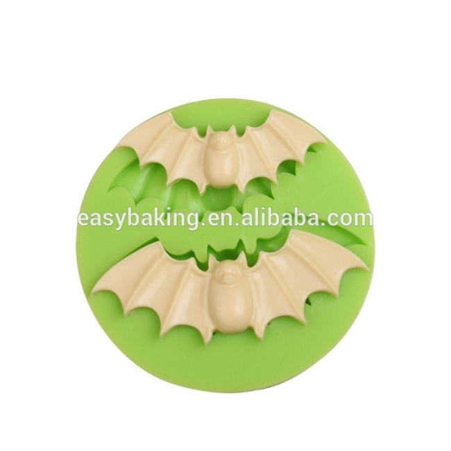 Molde de silicona con forma de murciélago de la serie Halloween de diseño especial para dulces o magdalenas