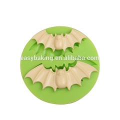 Special design Halloween series bat shape silicone mold for candy or cupcake