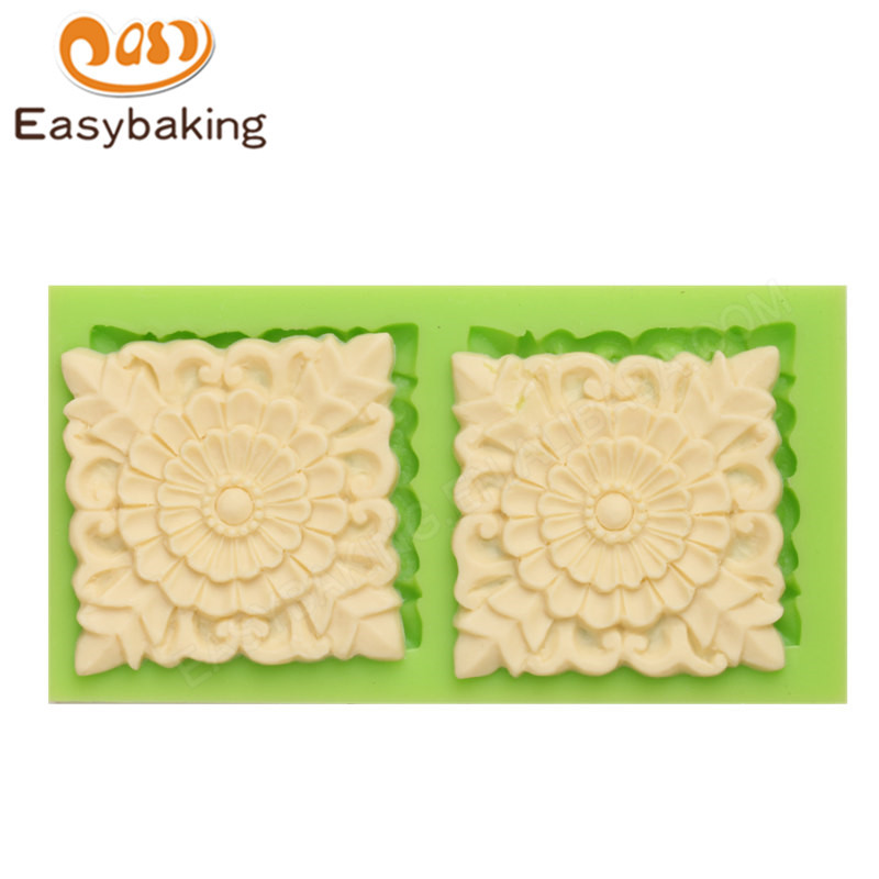 3D Jewel Cake Decoration fondant silicone Mould