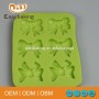 Green bows shape Chocolate Candy 3D Silicone Fondant Mold Mould Cake Decoration baking soap tools kitchen accessories